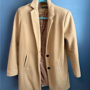 SHEIN Camel Trench Coat for Women